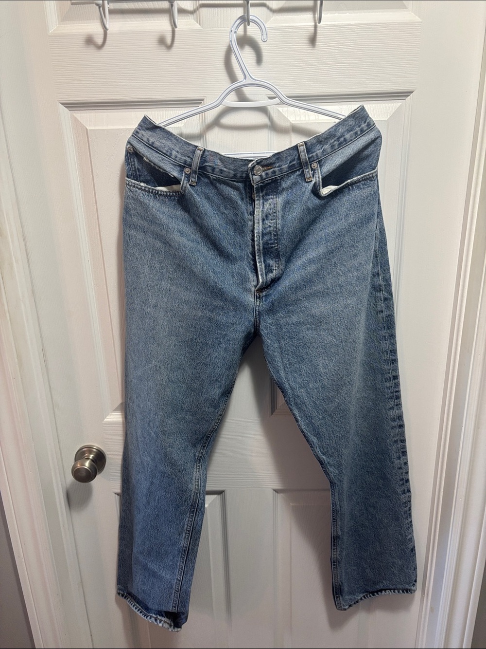 AGOLDE 90’s Pinch Waist High Rise Straight Jeans